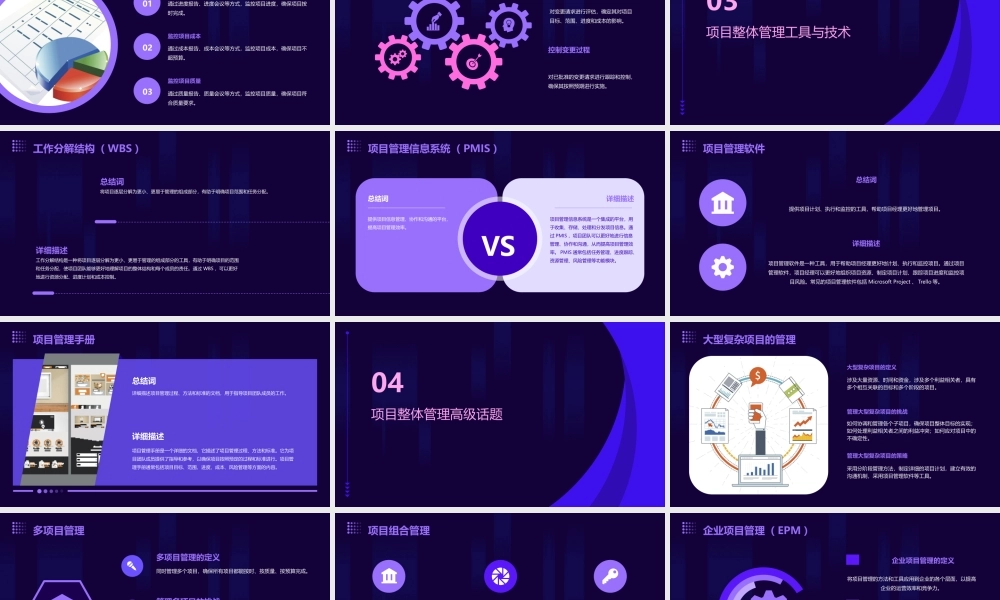 项目整体管理(高级)课件