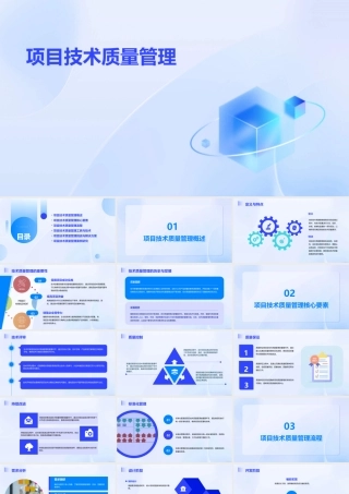 项目技术质量管理格式课件