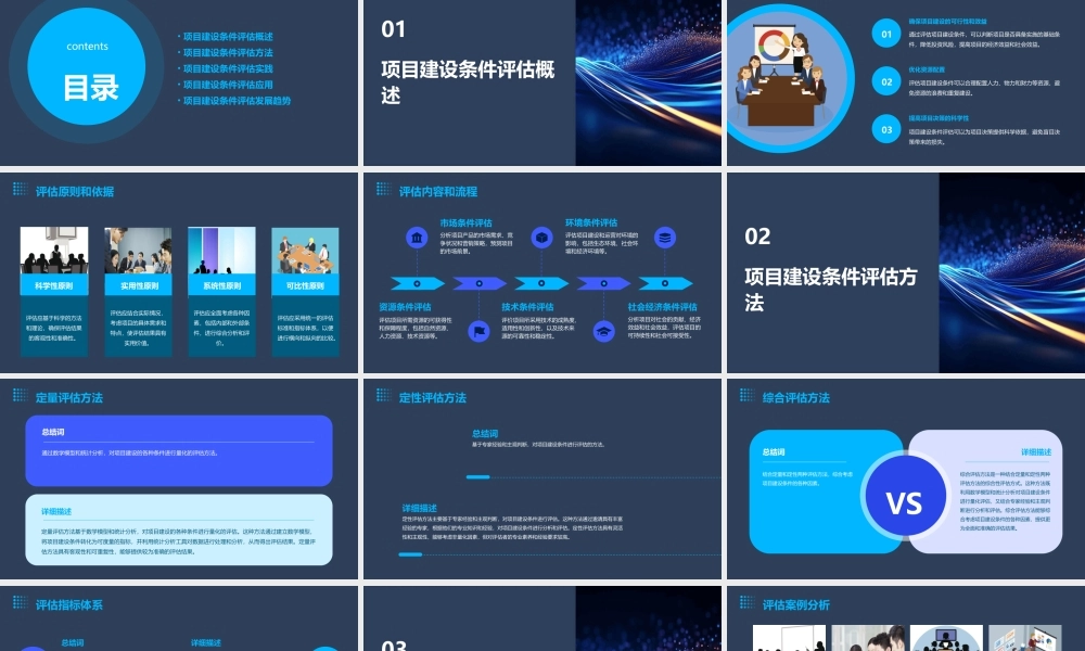 项目建设条件评估课件