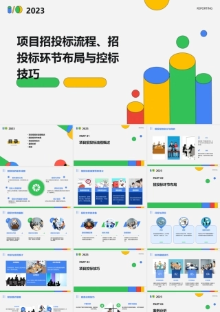 项目招投标流程招投标环节布局阁策项目控标技巧课件