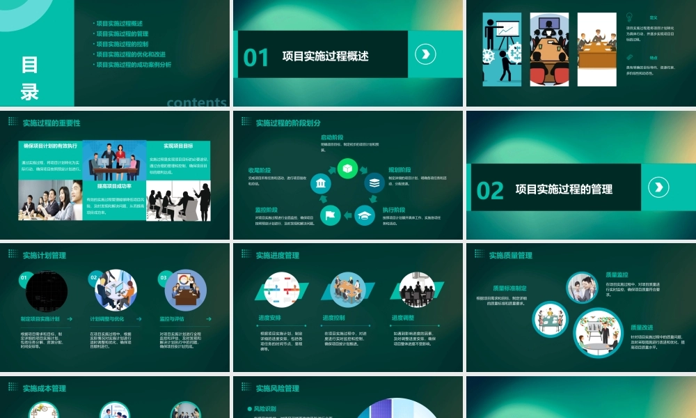 项目实施过程的管理和控制课件