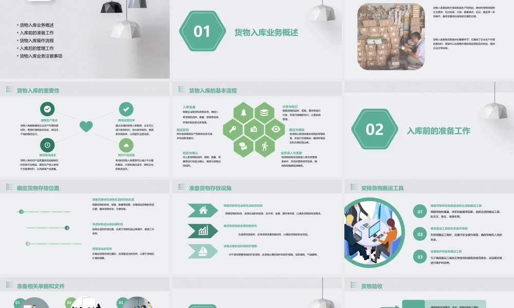 项目四货物入库业务课件