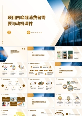 项目四唤醒消费者需要与动机课件