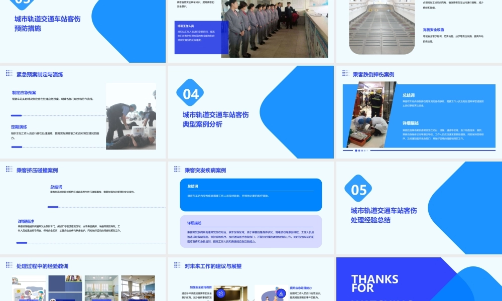 项目六 城市轨道交通车站客伤处理课件