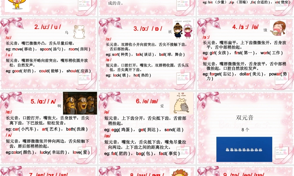 英语国际音标教学