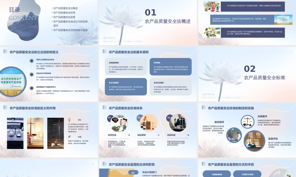 项目二农产品质量安全法课件