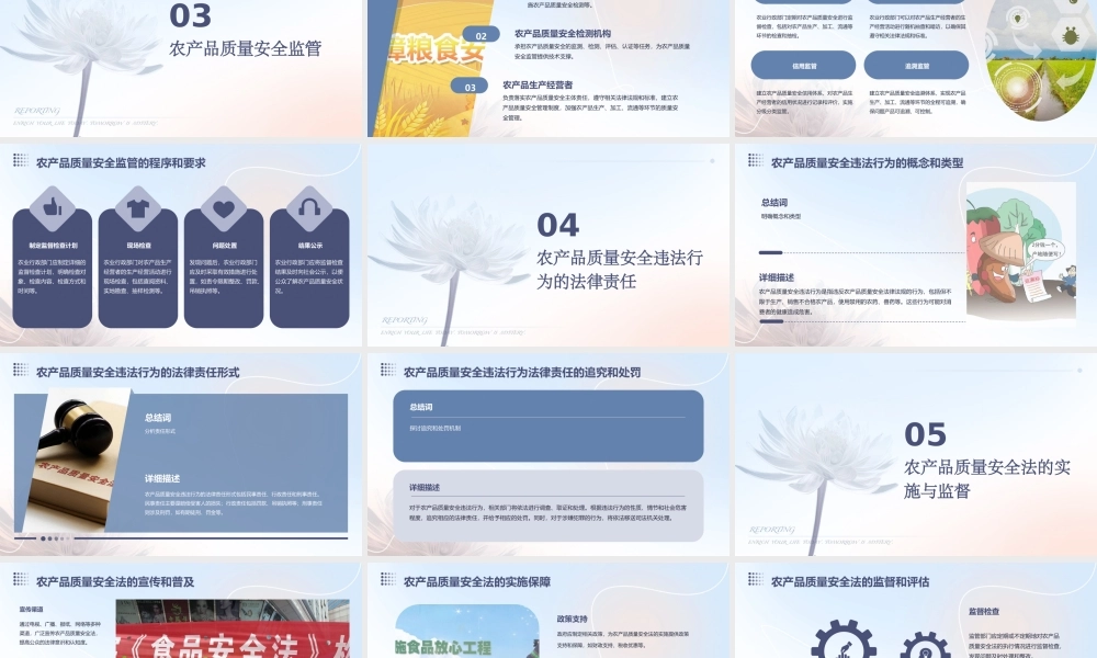 项目二农产品质量安全法课件