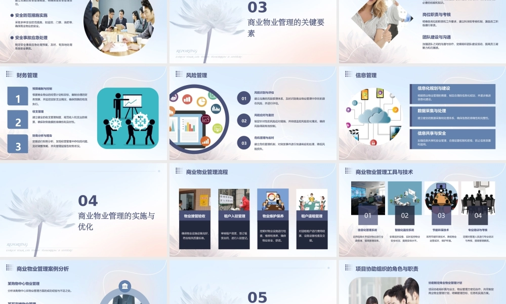 项目三协助组织实施商业物业管理课件