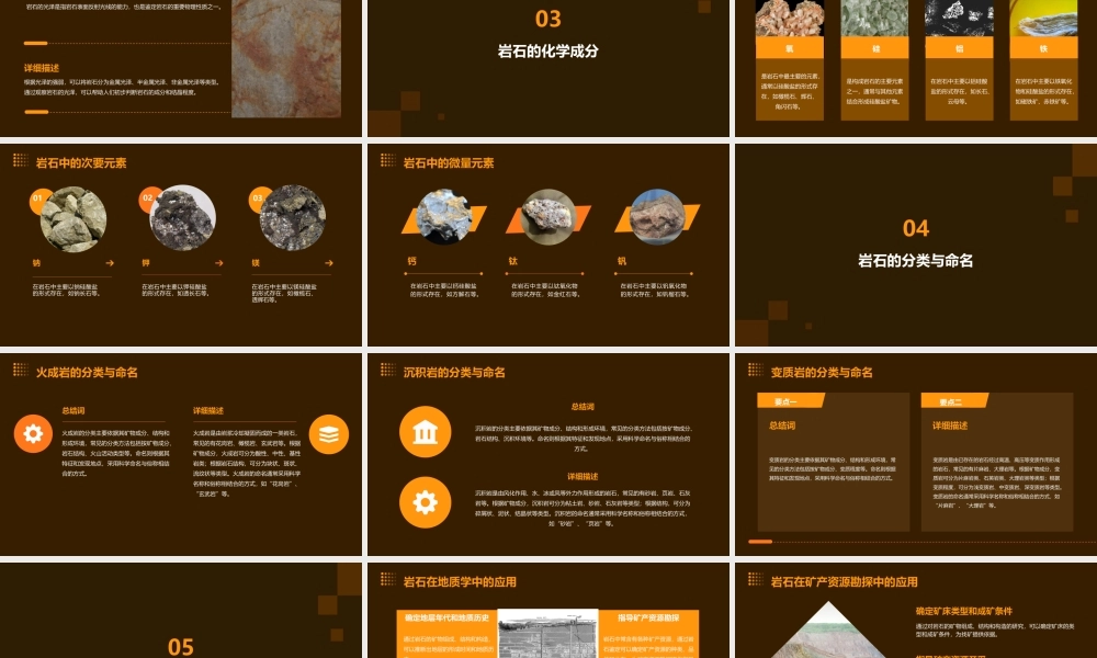 项目三任务5岩石鉴定方法简介课件