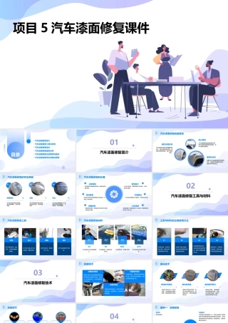 项目5汽车漆面修复课件
