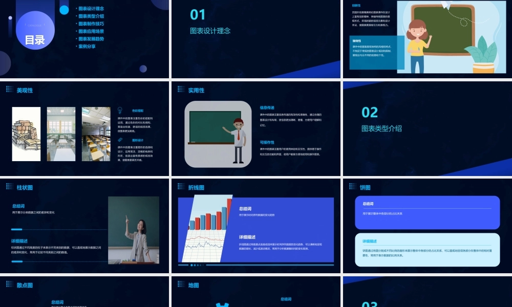 页国外创意精美绝伦图表课件