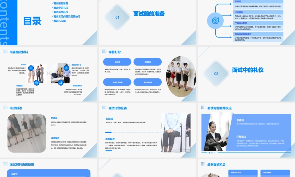 面试(图说礼仪篇)资料课件