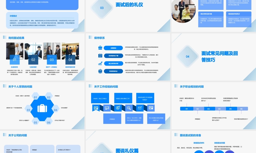 面试(图说礼仪篇)资料课件