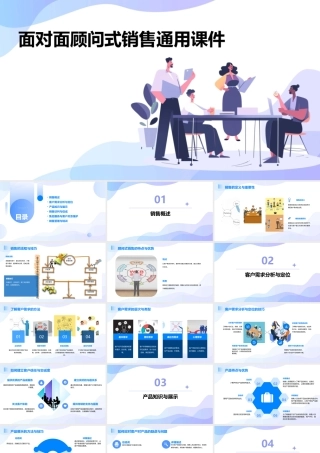面对面顾问式销售通用课件