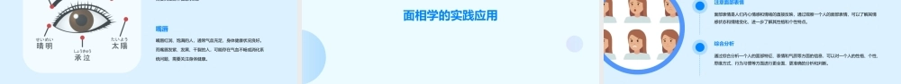 面相讲解之实用篇课件