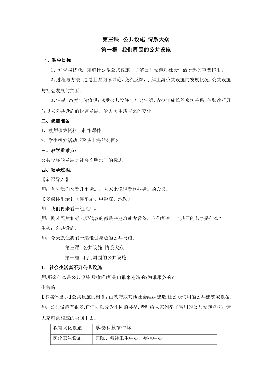 我们周围的公共设施（顾慈怡）_第1页