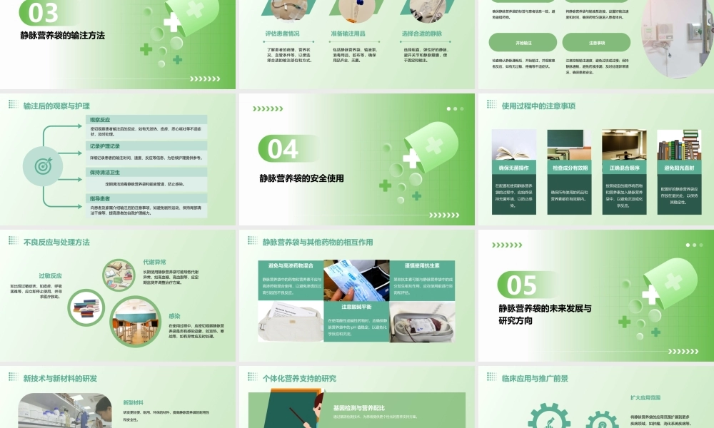 静脉营养袋的配置课件