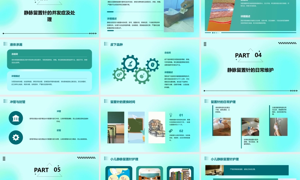 静脉留置针的护课件