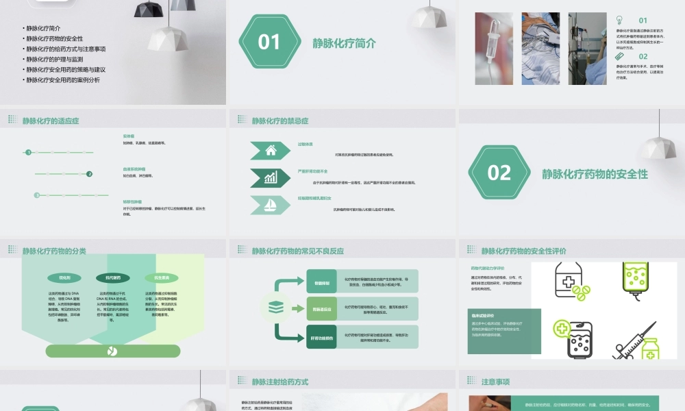 静脉化疗安全用药课件
