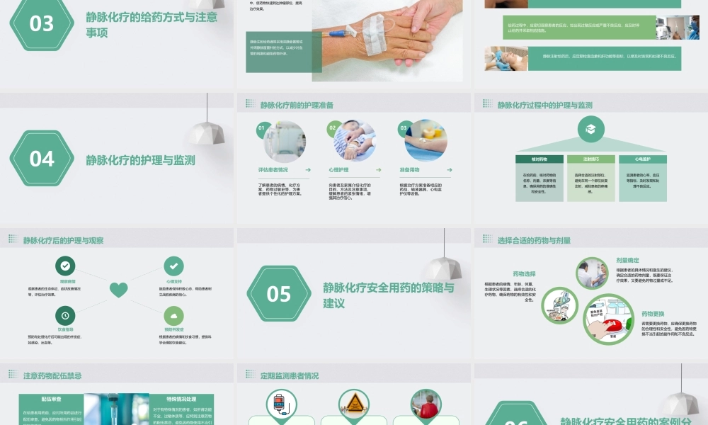 静脉化疗安全用药课件