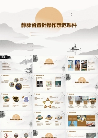 静脉留置针操作示范课件