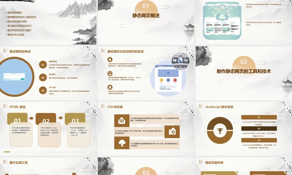 静态网页制作经典教程课件