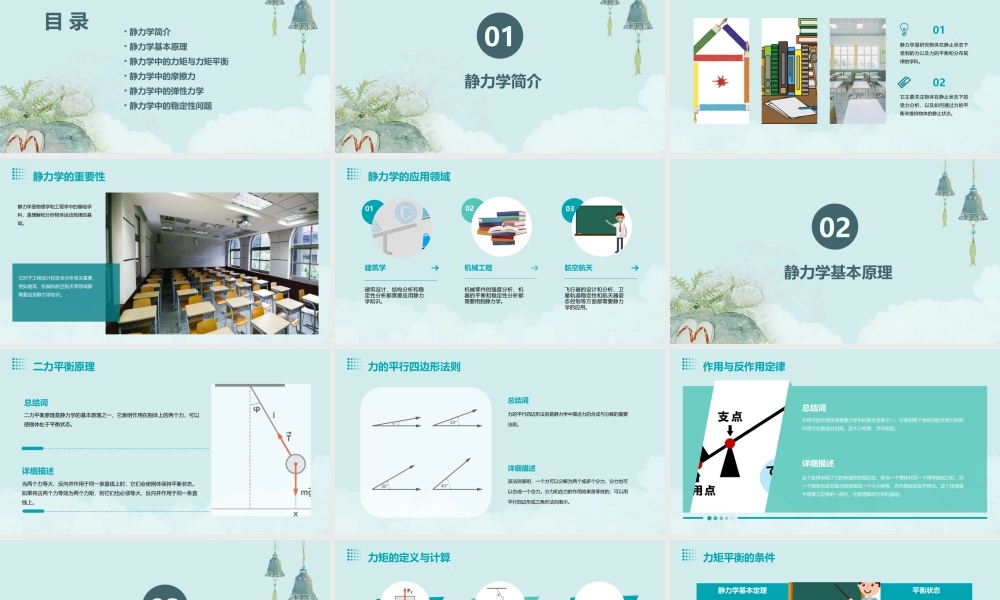 静力学基础知识教学课件