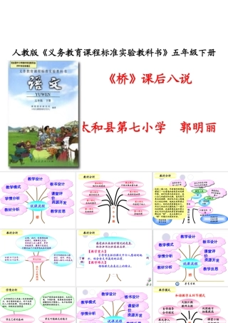 《桥》说课郭明丽