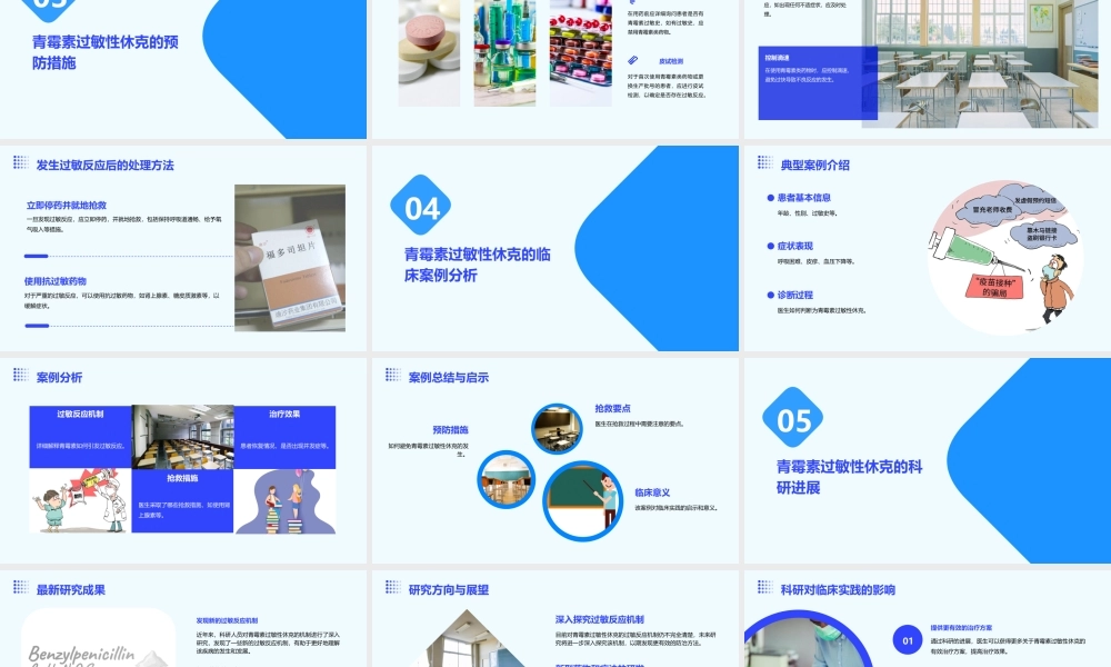 青霉素过敏性休克讨论课必备课件