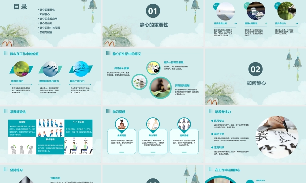 静心方能行久课件