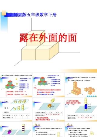 《露在外面的面》