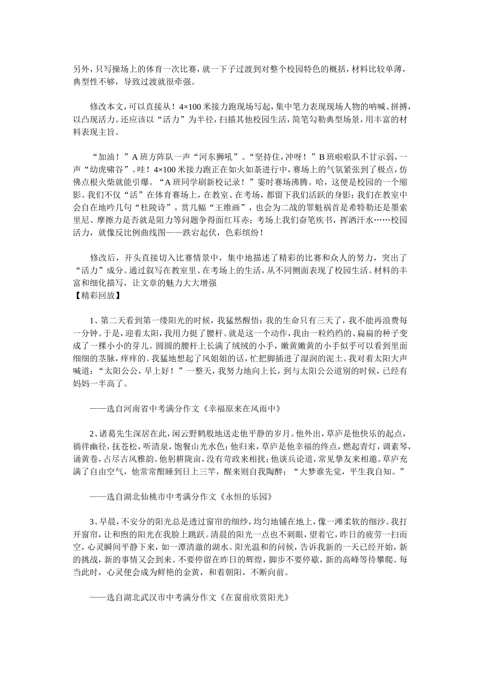 备战2013年中考作文之选用材料篇_第2页