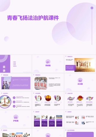 青春飞扬法治护航课件