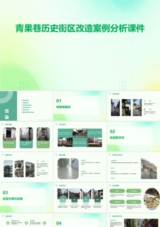 青果巷历史街区改造案例分析课件