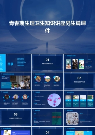 青春期生理卫生知识讲座男生篇课件
