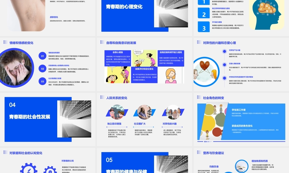 青春期的发育特点课件