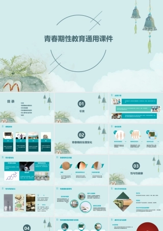 青春期性教育通用课件