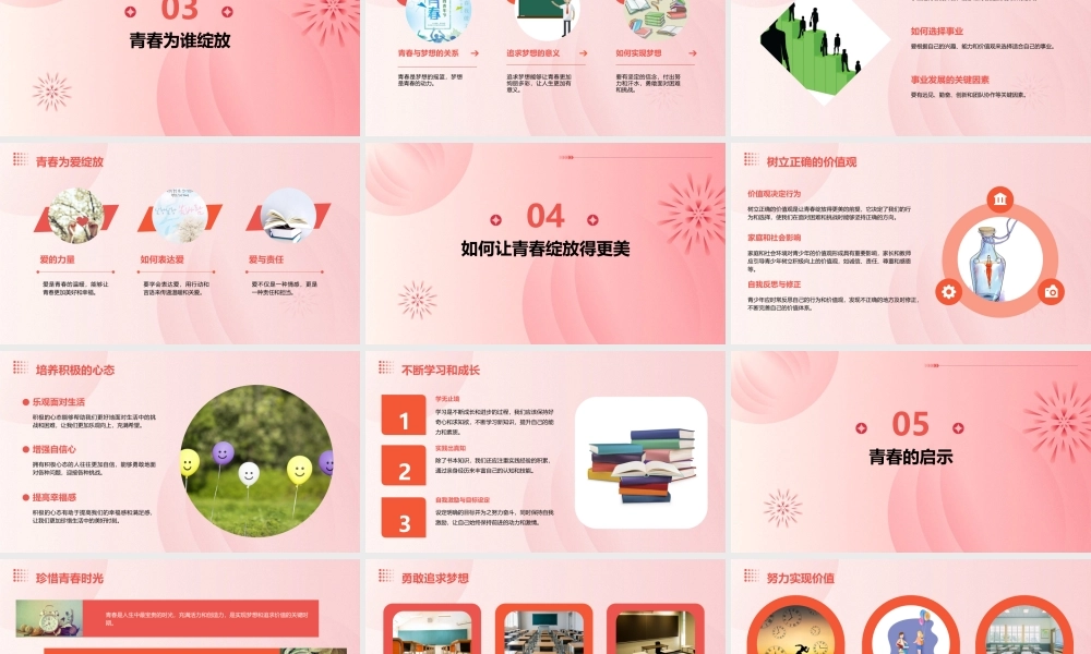 青春为谁而绽放课件