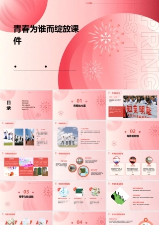 青春为谁而绽放课件