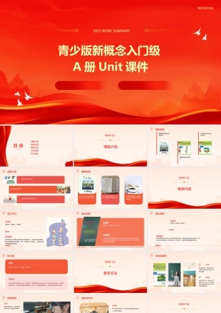 青少版新概念入门级A册Unit课件