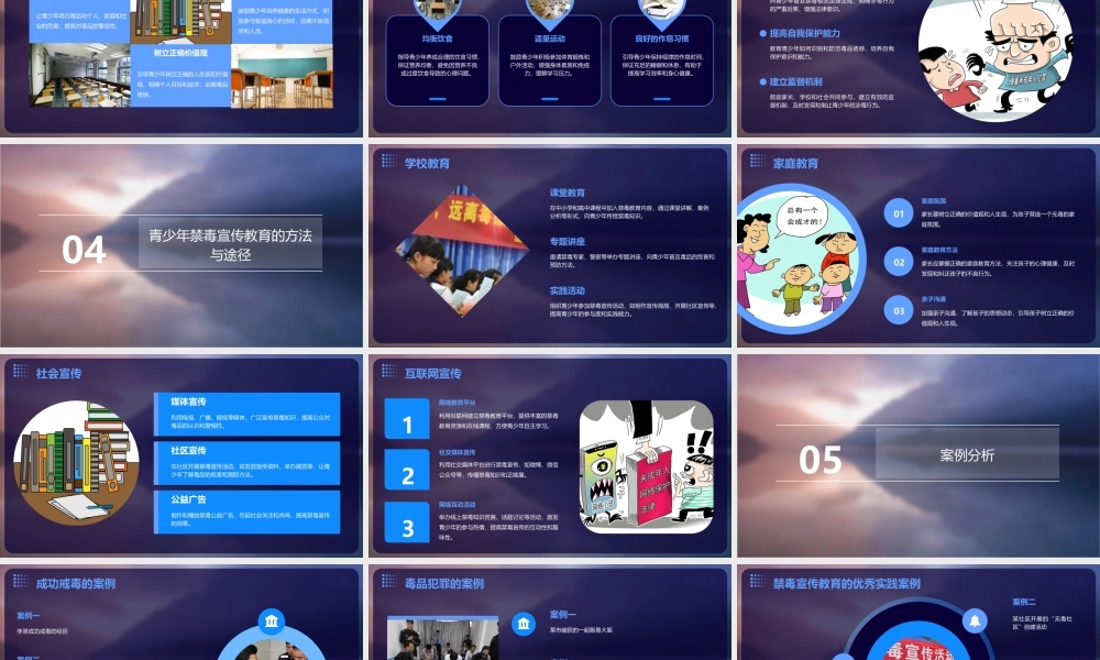 青少年禁毒宣传教育——健康人生绿色无毒课件