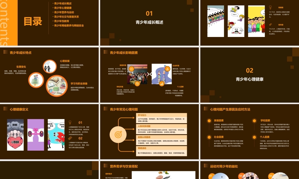 青少年健康成长知识讲座课件