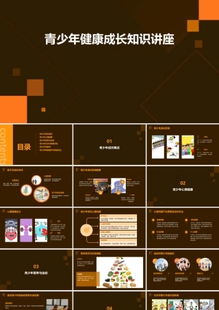 青少年健康成长知识讲座课件
