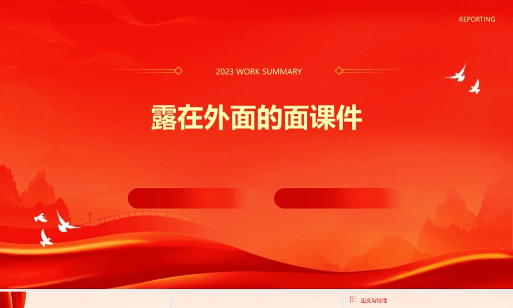 露在外面的面课件