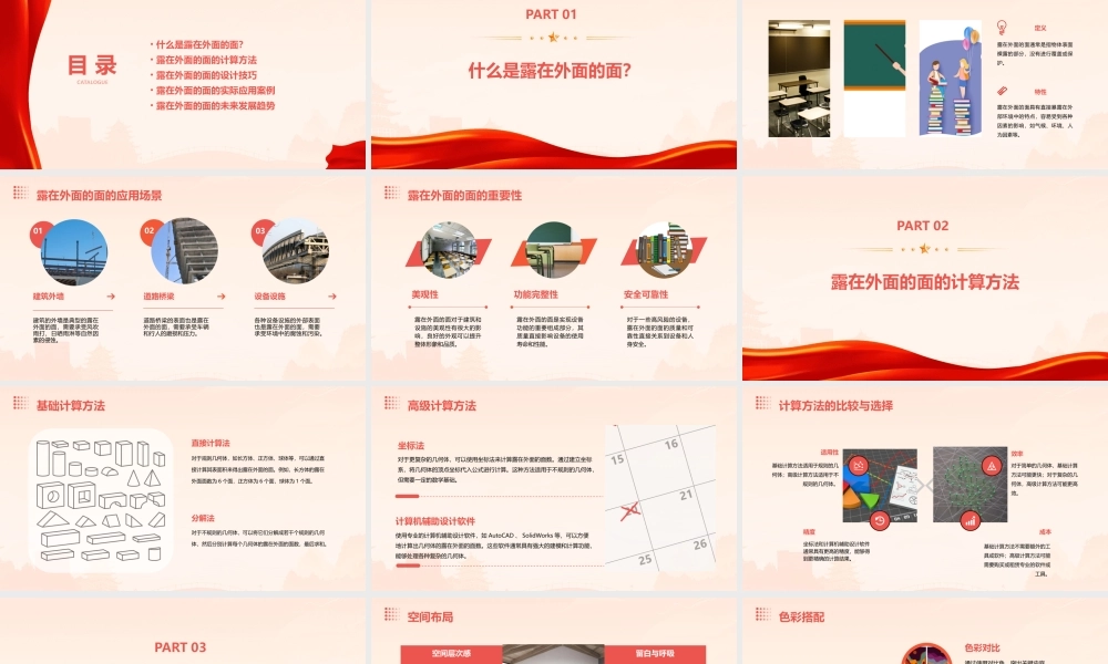 露在外面的面课件