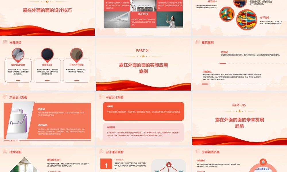 露在外面的面课件