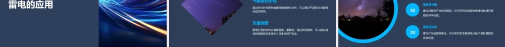 雷电原理闪电课件