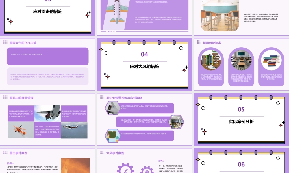 雷击大风对飞行影响及应对措施课件