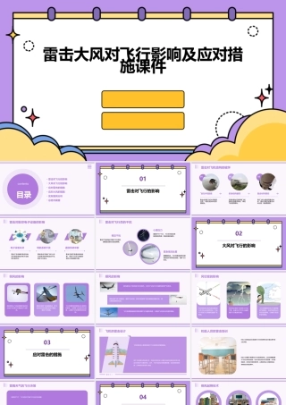 雷击大风对飞行影响及应对措施课件