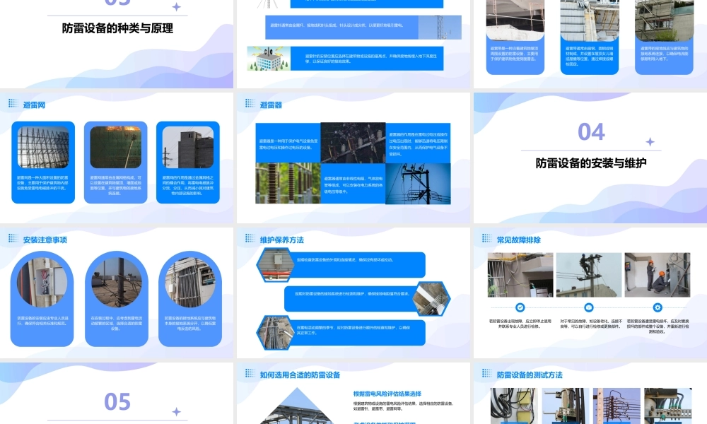 雷电及防雷设备课件